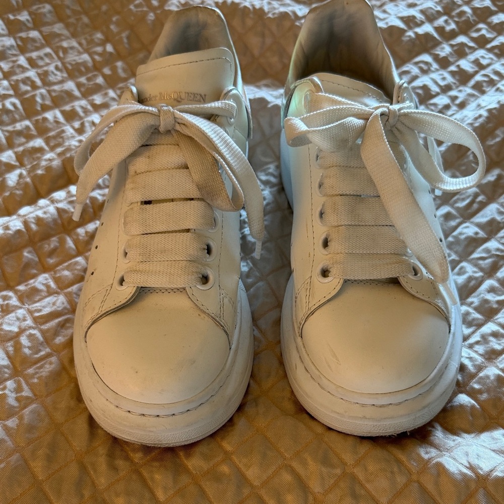 Alexander McQueen Kids White Sneakers